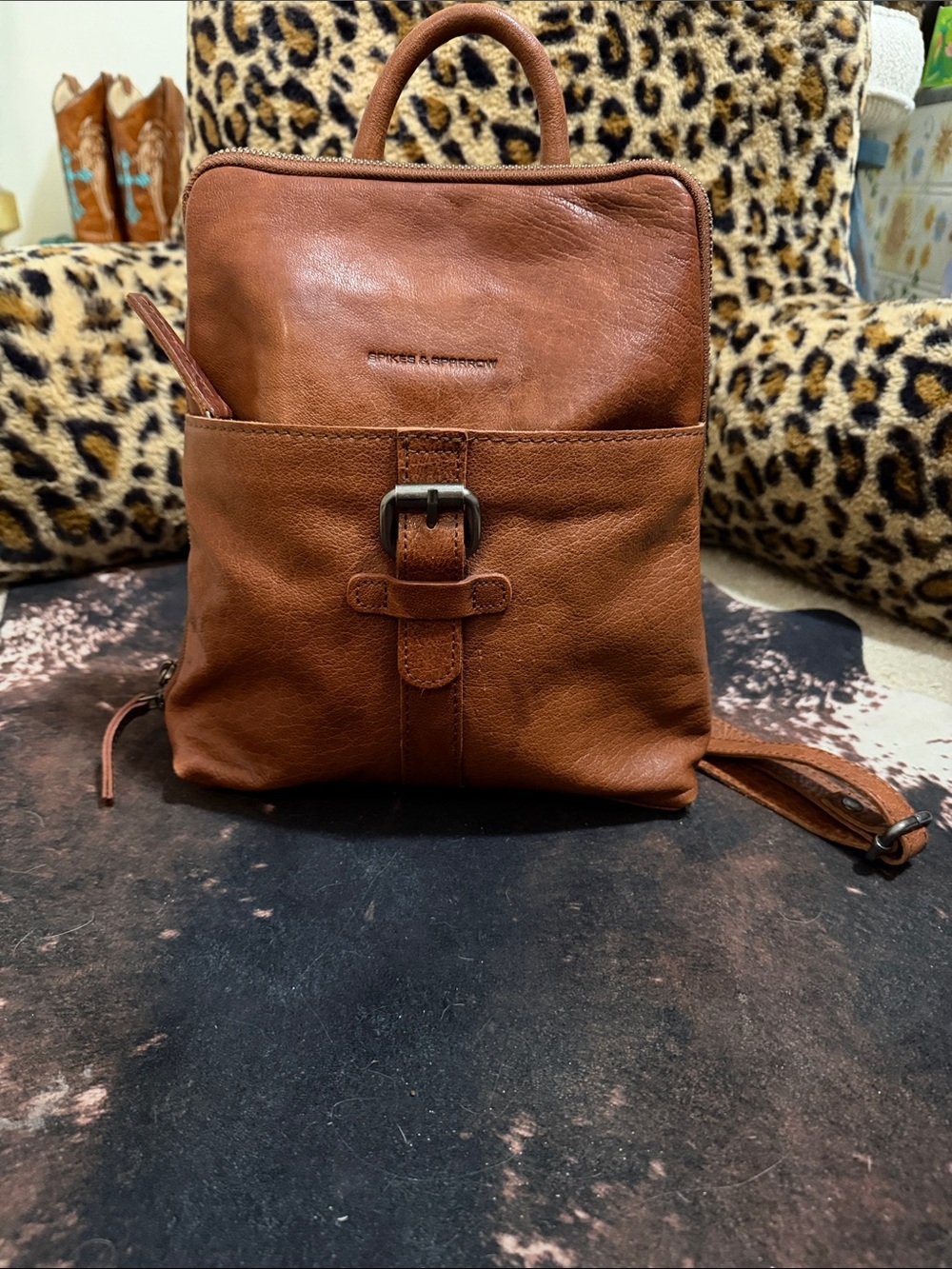 Spikes and Sparrow backpack bag